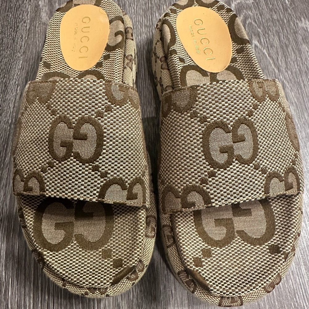 Gucci Brown Platform